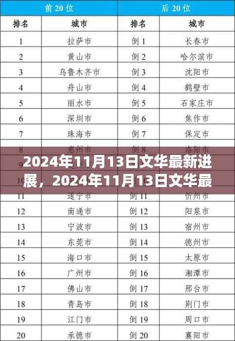2024年11月13日文华最新进展及其多维度观点碰撞
