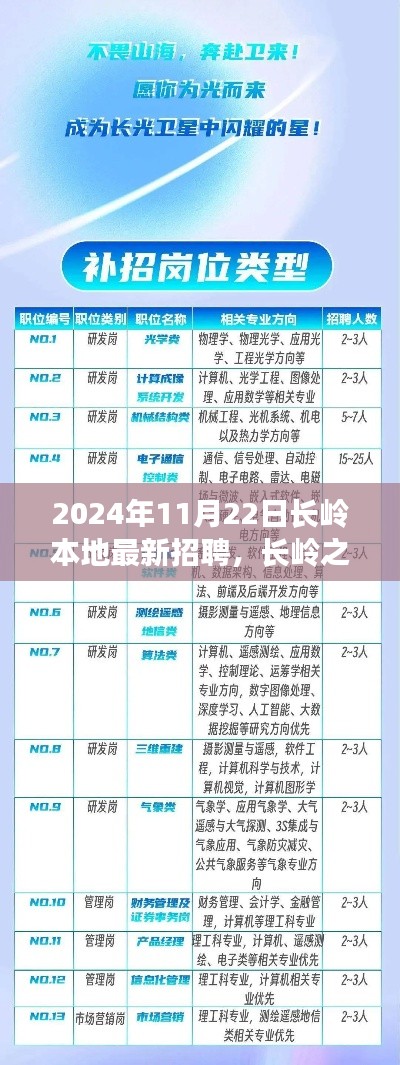 长岭之光,2024年11月22日最新本地招聘盛况及其深远影响