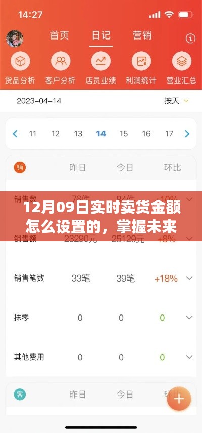 掌握未来销售脉搏,揭秘实时卖货金额设置新纪元,揭秘12月09日实时卖货金额设置策略