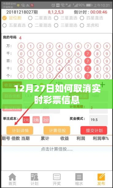 彩票信息取消指南,如何操作在12月27日实时取消彩票通知