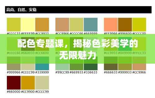配色专题课,揭秘色彩美学的无限魅力