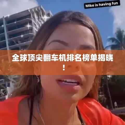 全球顶尖翻车机排名榜单揭晓!