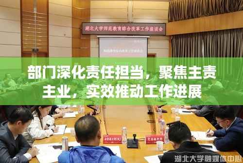 部门深化责任担当,聚焦主责主业,实效推动工作进展