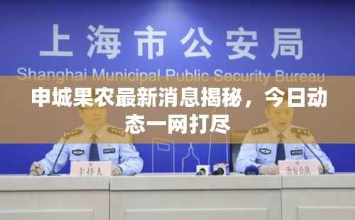申城果农最新消息揭秘,今日动态一网打尽