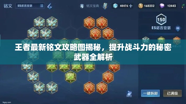 王者最新铭文攻略图揭秘,提升战斗力的秘密武器全解析